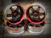 Fujimi 193281 17inch Sparco N1 wheel 1/24